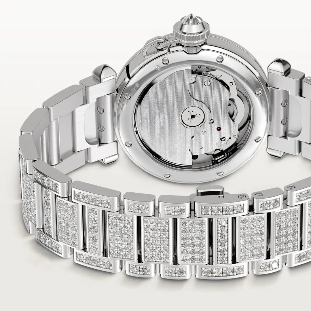 Moissanite 76.40 CT Round Cut Diamond Gothic Watch Jewel Carts