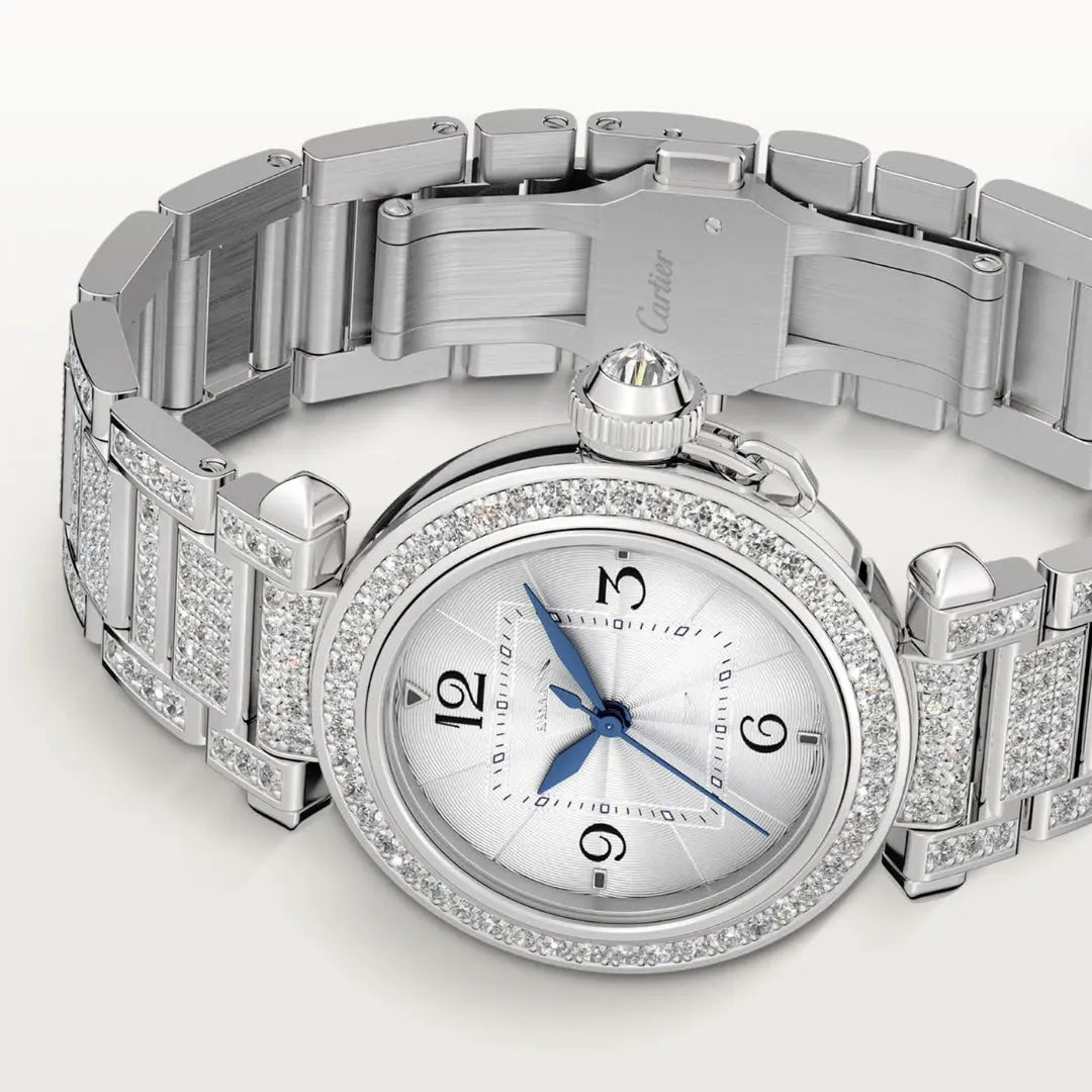 Moissanite 76.40 CT Round Cut Diamond Gothic Watch Jewel Carts