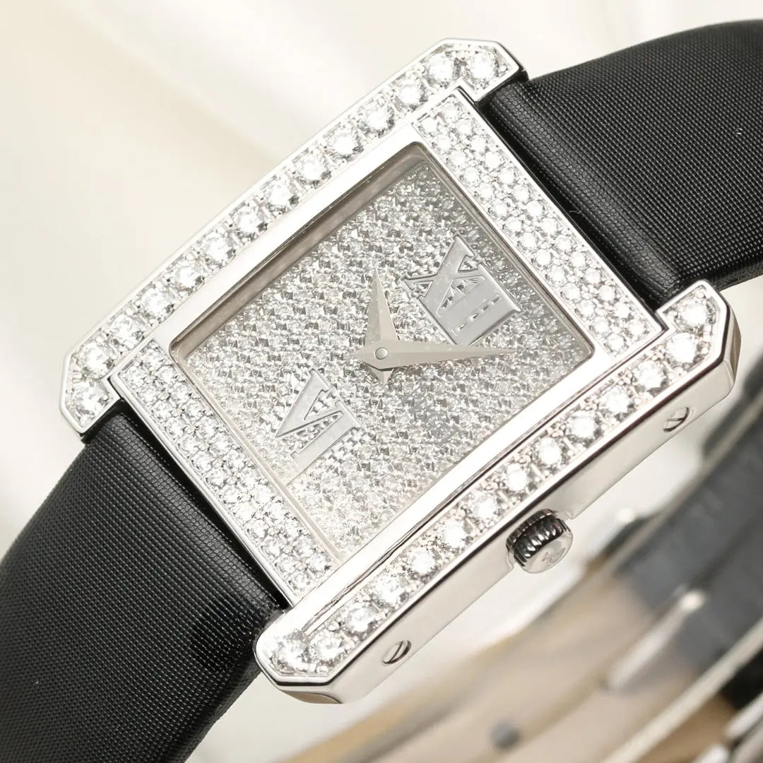 Moissanite 48.40 CT Round Cut Diamond Brutalist Watch Jewel Carts