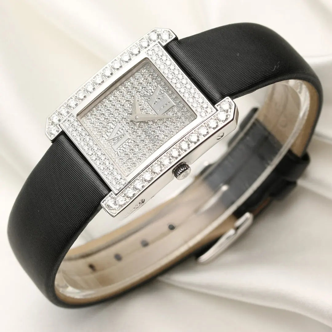 Moissanite 48.40 CT Round Cut Diamond Brutalist Watch Jewel Carts