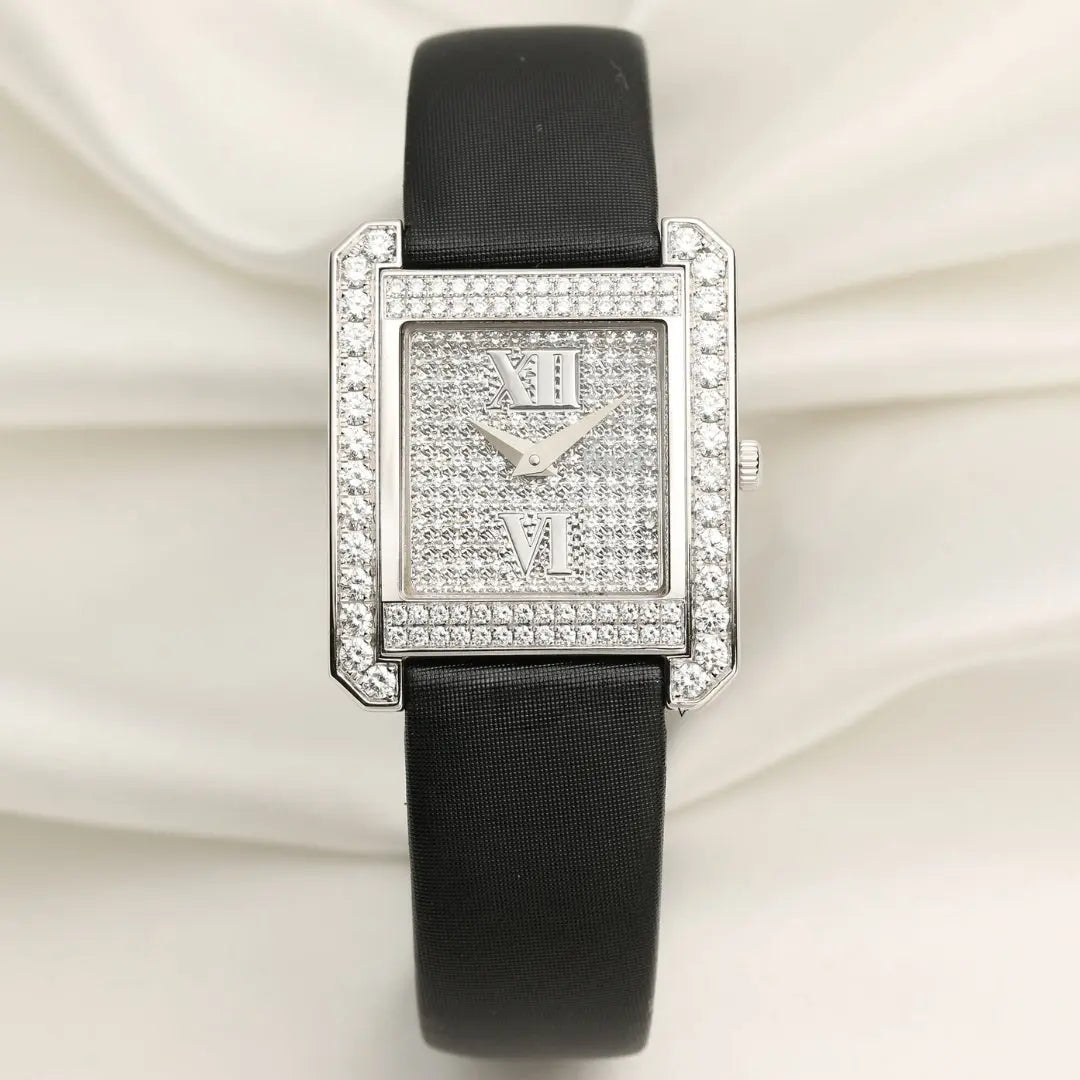 Moissanite 48.40 CT Round Cut Diamond Brutalist Watch Jewel Carts