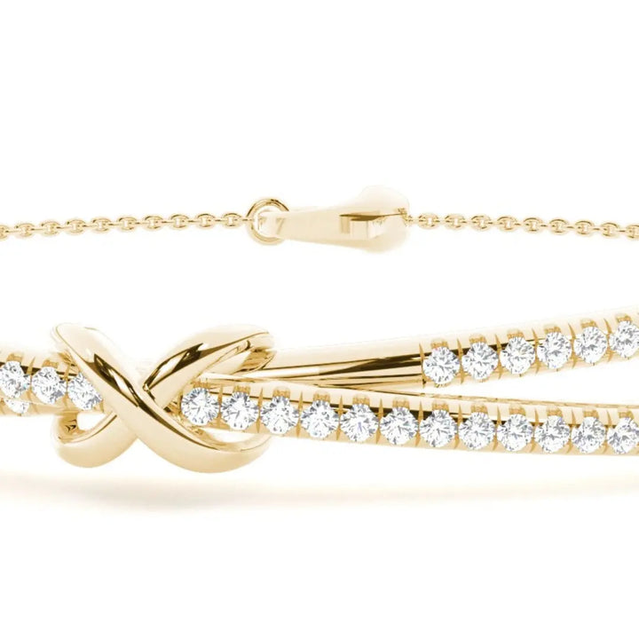 Luxurious 3.18 CT Round Cut Lab Diamond Bracelet Shine Forever Jewel Carts
