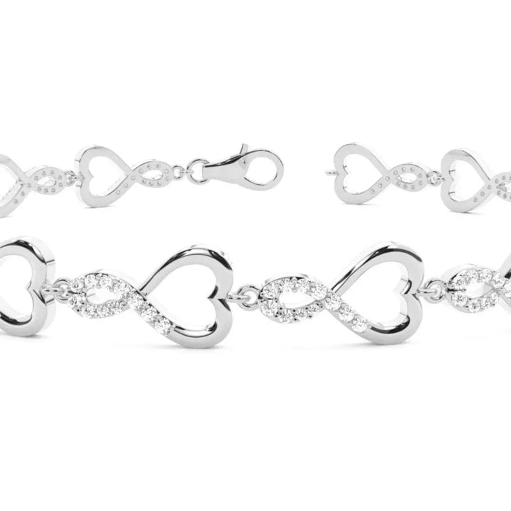 3.95 CT Round Cut Lab Grown Diamond Bracelet An Icon of Luxury Jewel Carts