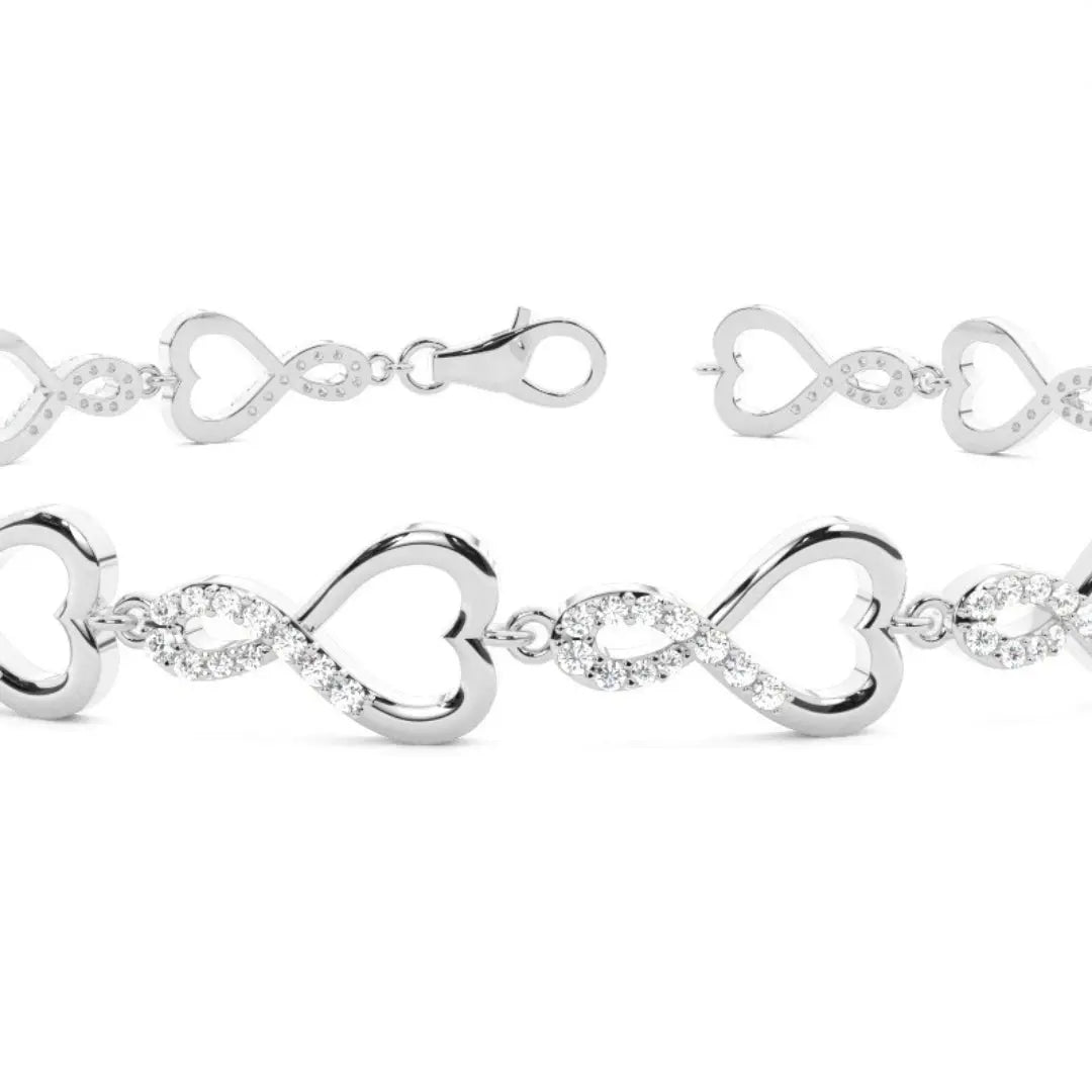 3.95 CT Round Cut Lab Grown Diamond Bracelet An Icon of Luxury Jewel Carts