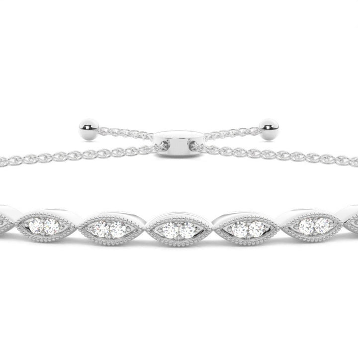 Glowing 3.74 CT Round Lab Grown Bracelet for Everyday Luxury