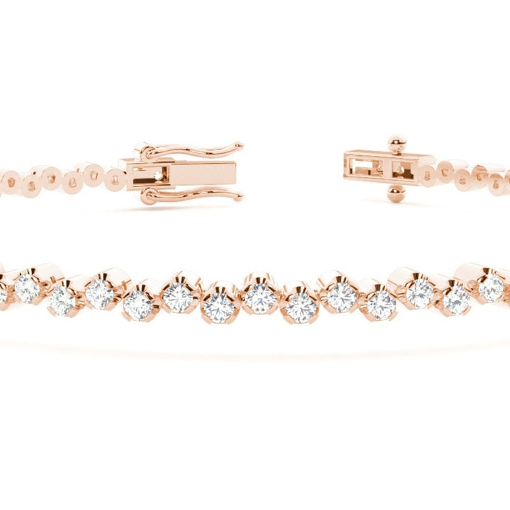 A Round Cut Above – Unique 4.20 CT Lab Grown Diamond Bracelet