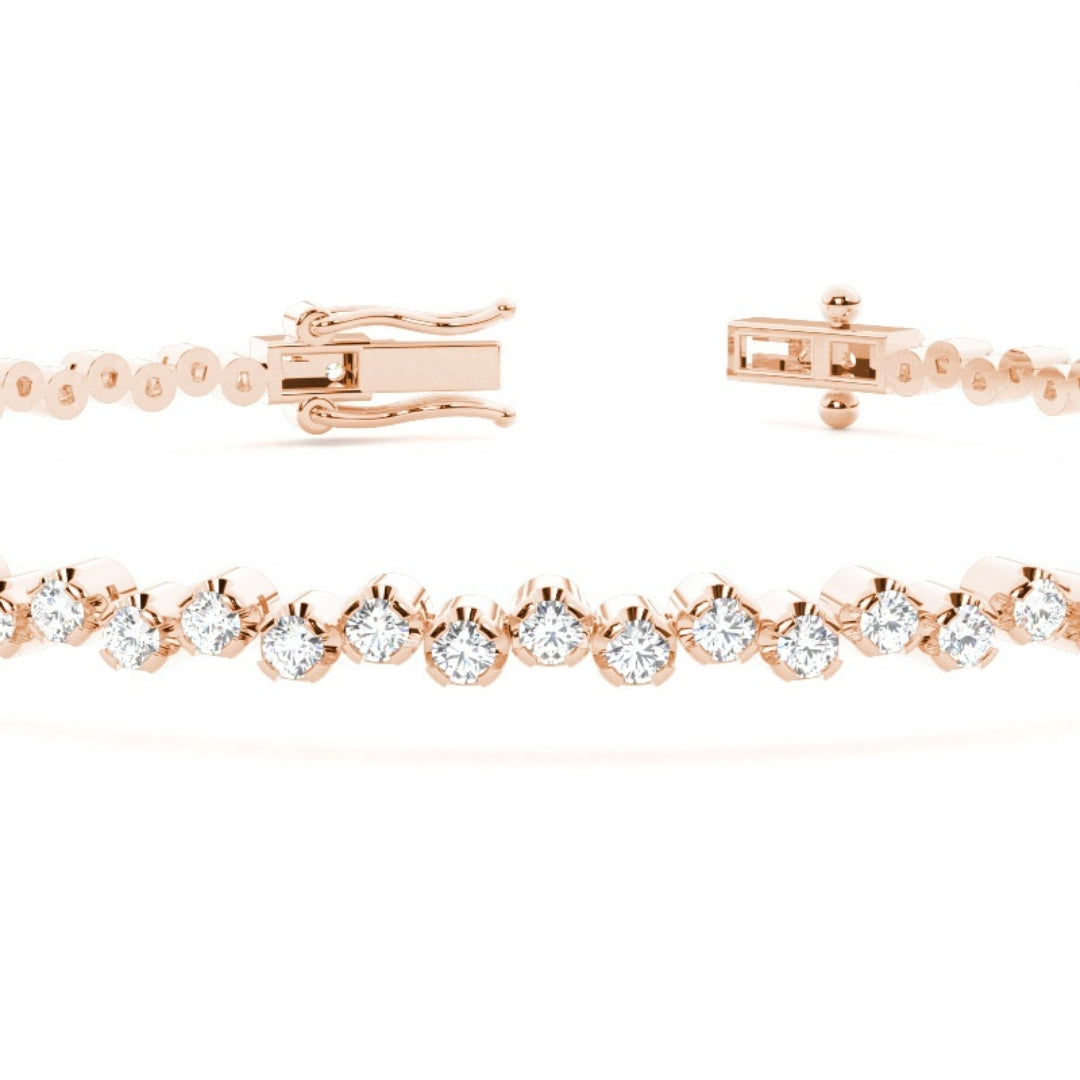 A Round Cut Above – Unique 4.20 CT Lab Grown Diamond Bracelet Jewel Carts