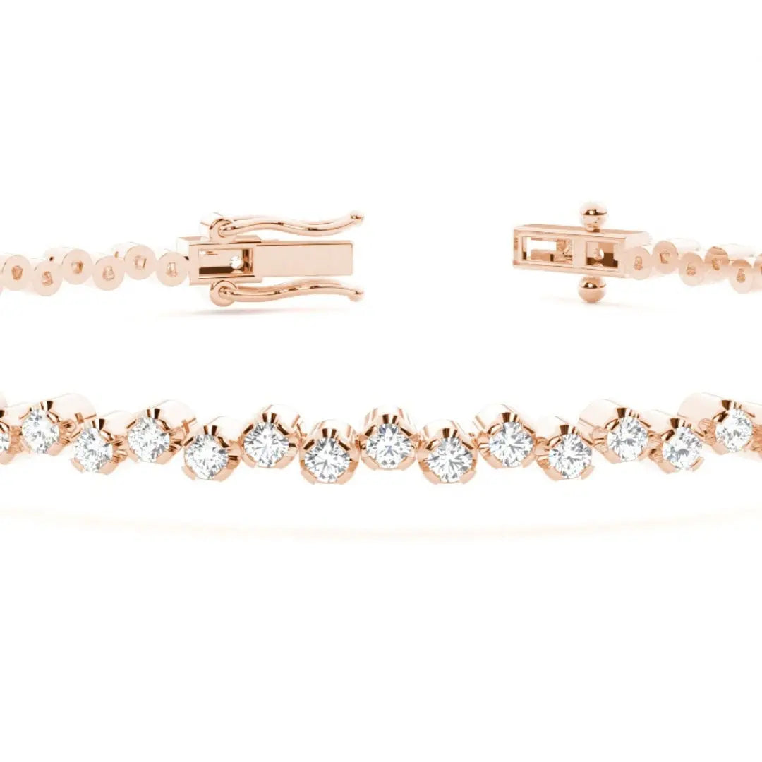A Round Cut Above – Unique 4.20 CT Lab Grown Diamond Bracelet Jewel Carts