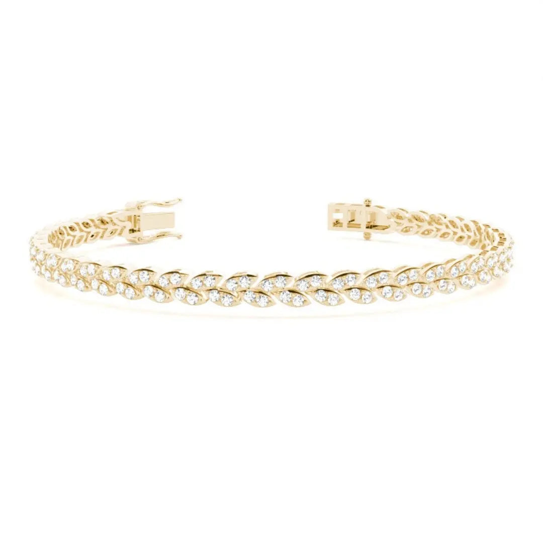 Elevate Your Look with 5.50 CT Round Cut Lab Grown Bracelet Jewel Carts