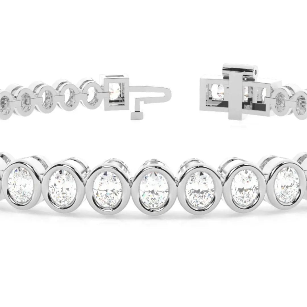 Oval Cut Lab Grown Diamond 8.50 CT Bracelet – Bold & Beautiful Jewel Carts