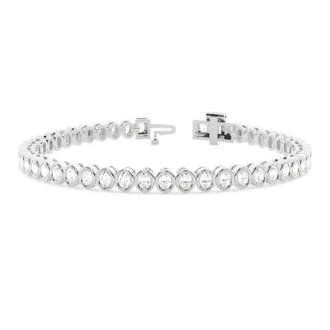 Oval Cut Lab Grown Diamond 8.50 CT Bracelet – Bold & Beautiful Jewel Carts