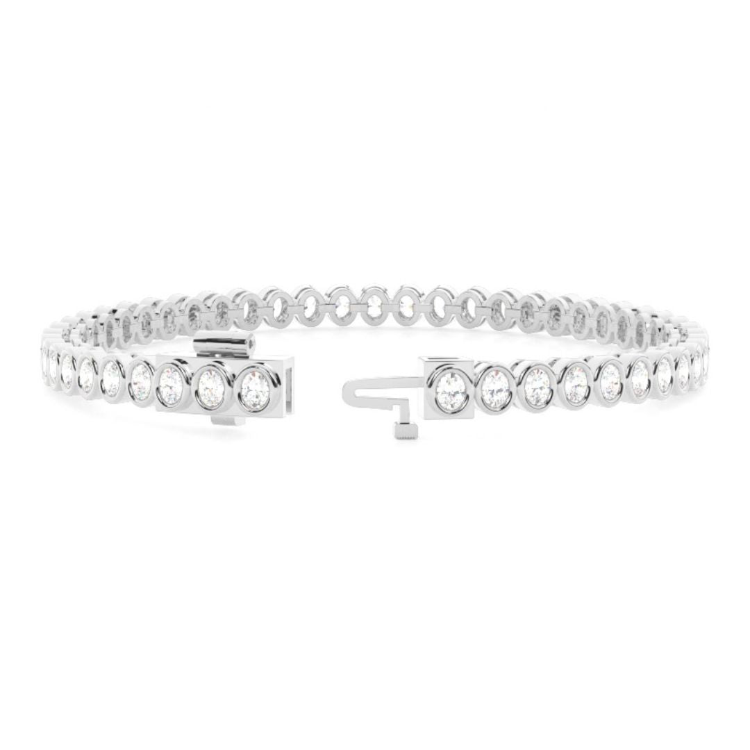 Oval Cut Lab Grown Diamond 8.50 CT Bracelet – Bold & Beautiful Jewel Carts