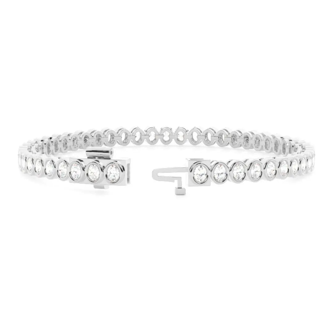 Oval Cut Lab Grown Diamond 8.50 CT Bracelet – Bold & Beautiful Jewel Carts