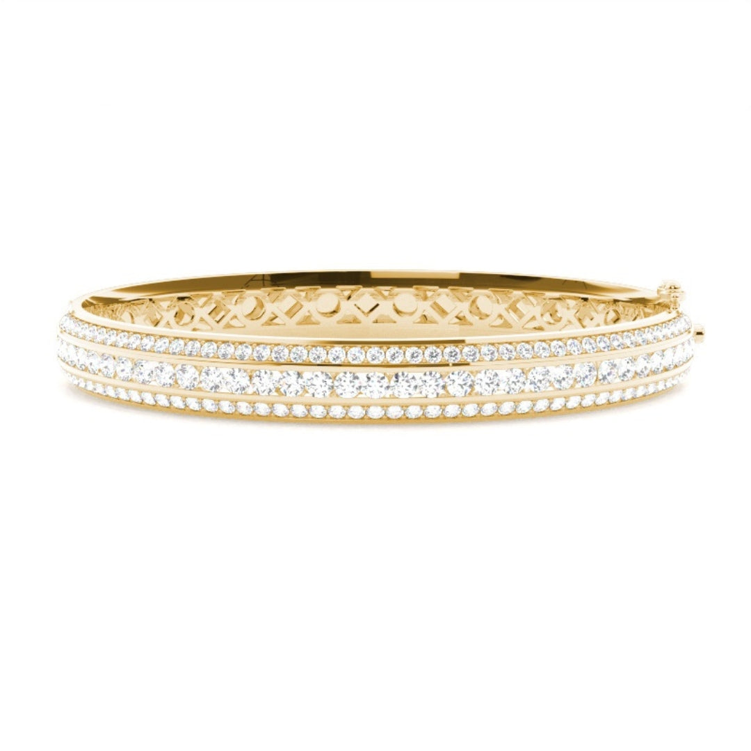 Round Cut Lab Grown Diamond 12.50 CT Bracelet – Effortless Jewel Carts