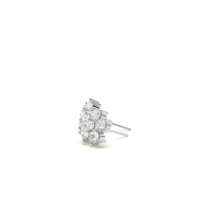4.00 CT Round Lab Grown Diamond Fashion Earrings