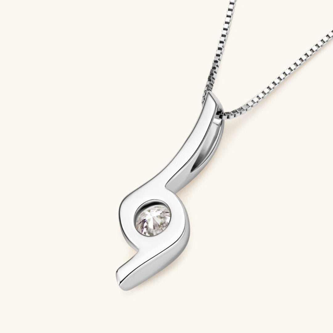 Lab Grown 1.04 CT Round Cut Diamond Victorian Necklace Jewel Carts