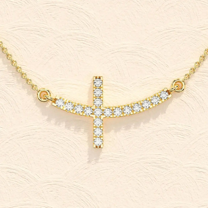Lab Grown 2.00 CT Round Cut Diamond Victorian Necklace Jewel Carts