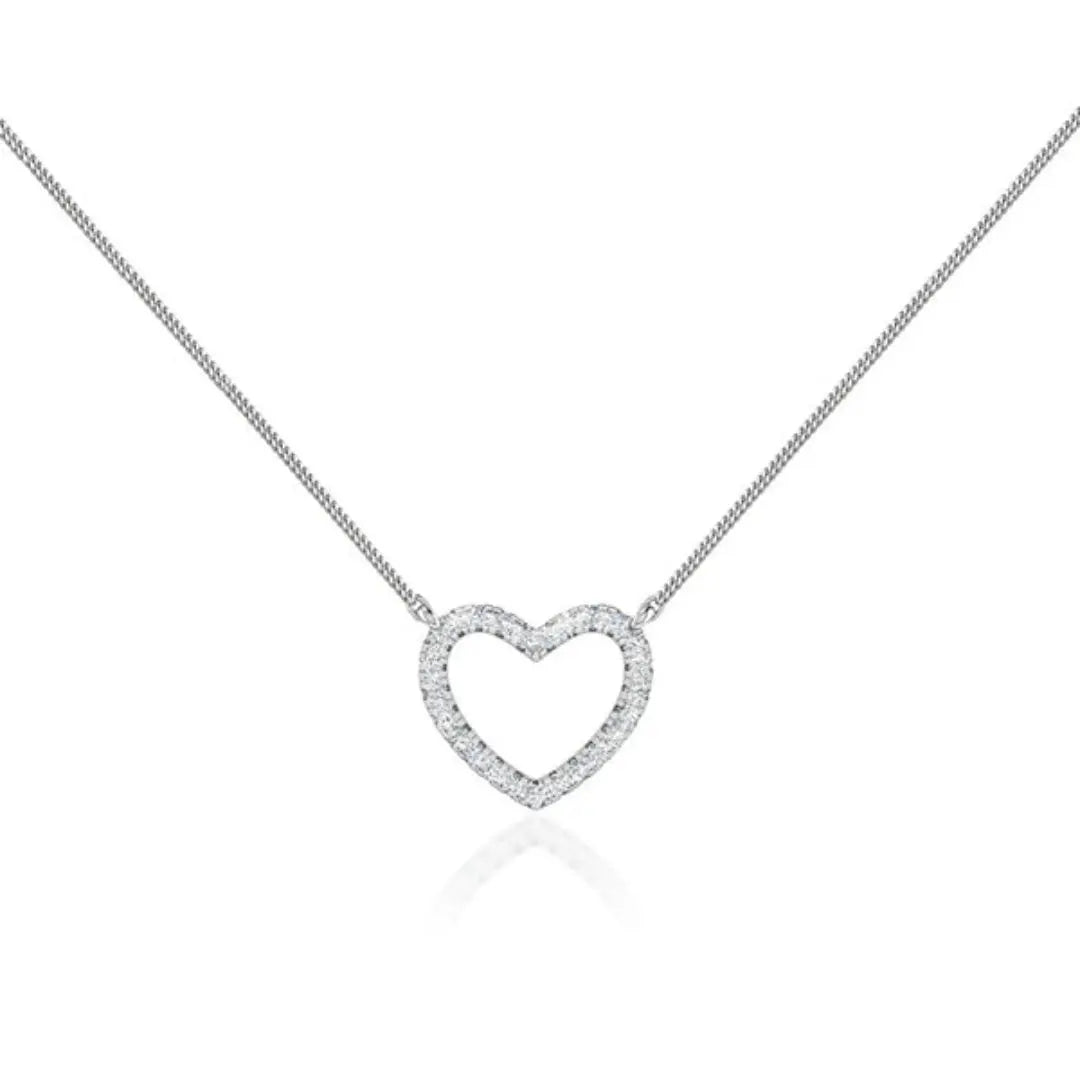 Lab Grown 1.09 CT Round Cut Diamond Celtic Necklace Jewel Carts
