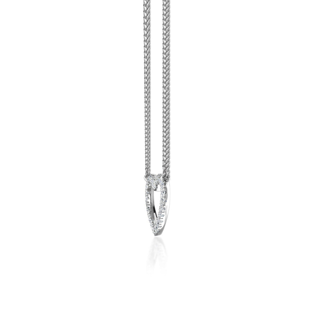 Lab Grown 1.09 CT Round Cut Diamond Celtic Necklace Jewel Carts