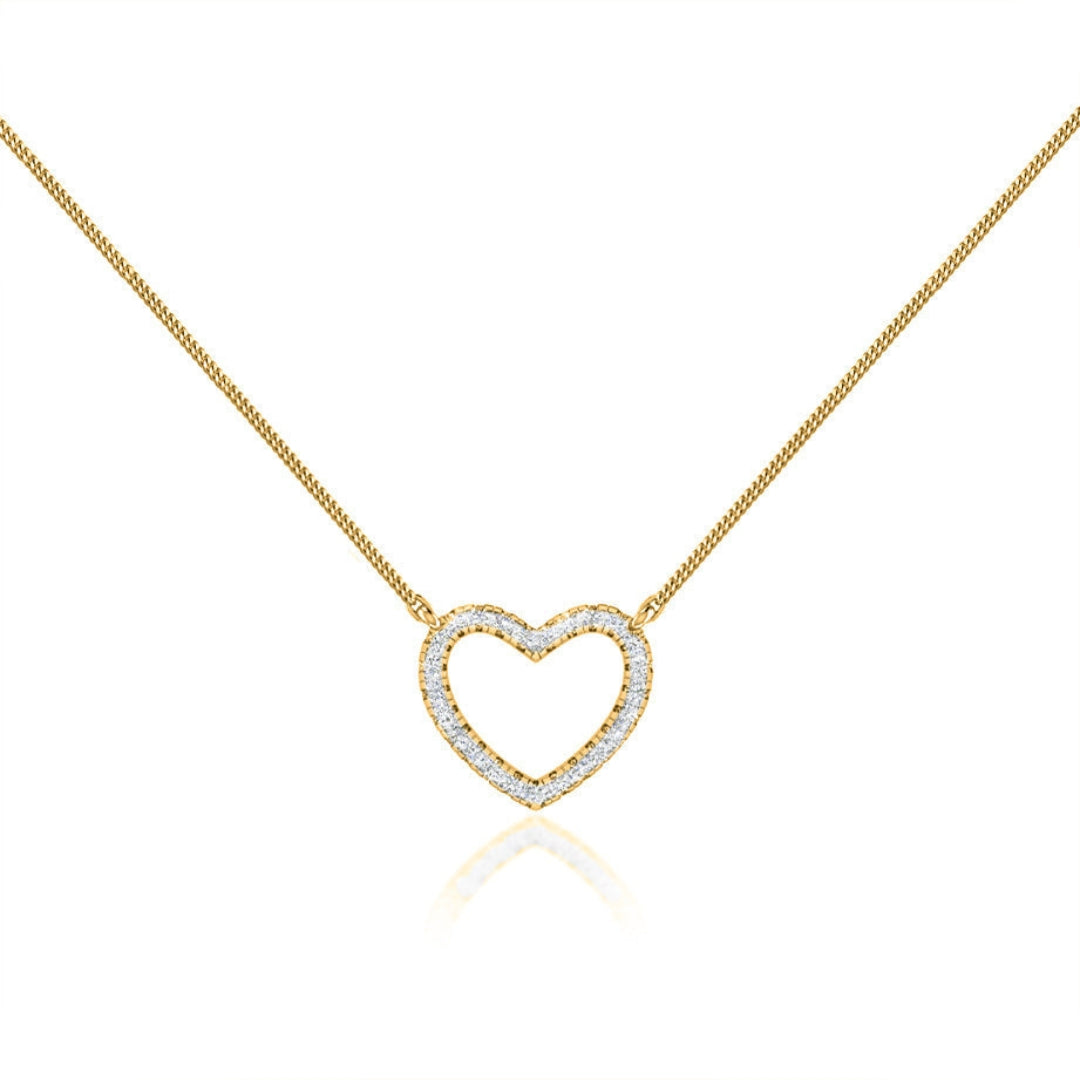 Lab Grown 1.09 CT Round Cut Diamond Celtic Necklace Jewel Carts