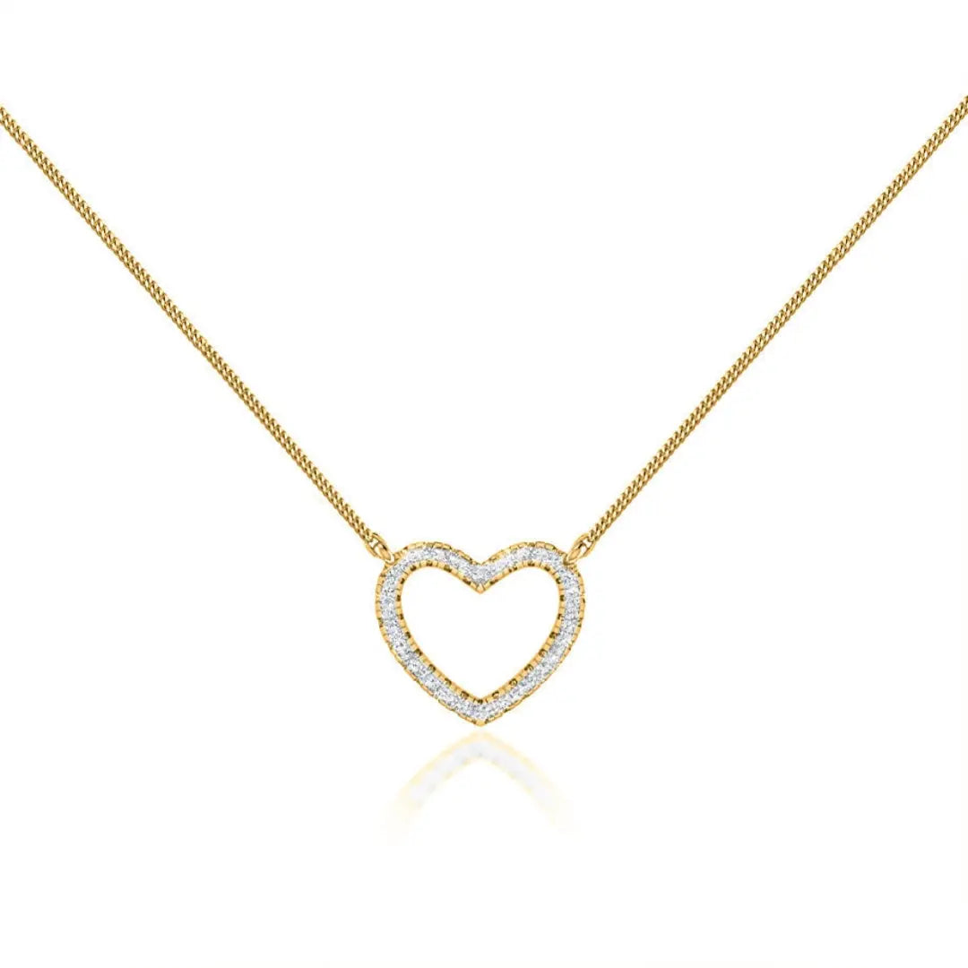 Lab Grown 1.09 CT Round Cut Diamond Celtic Necklace Jewel Carts
