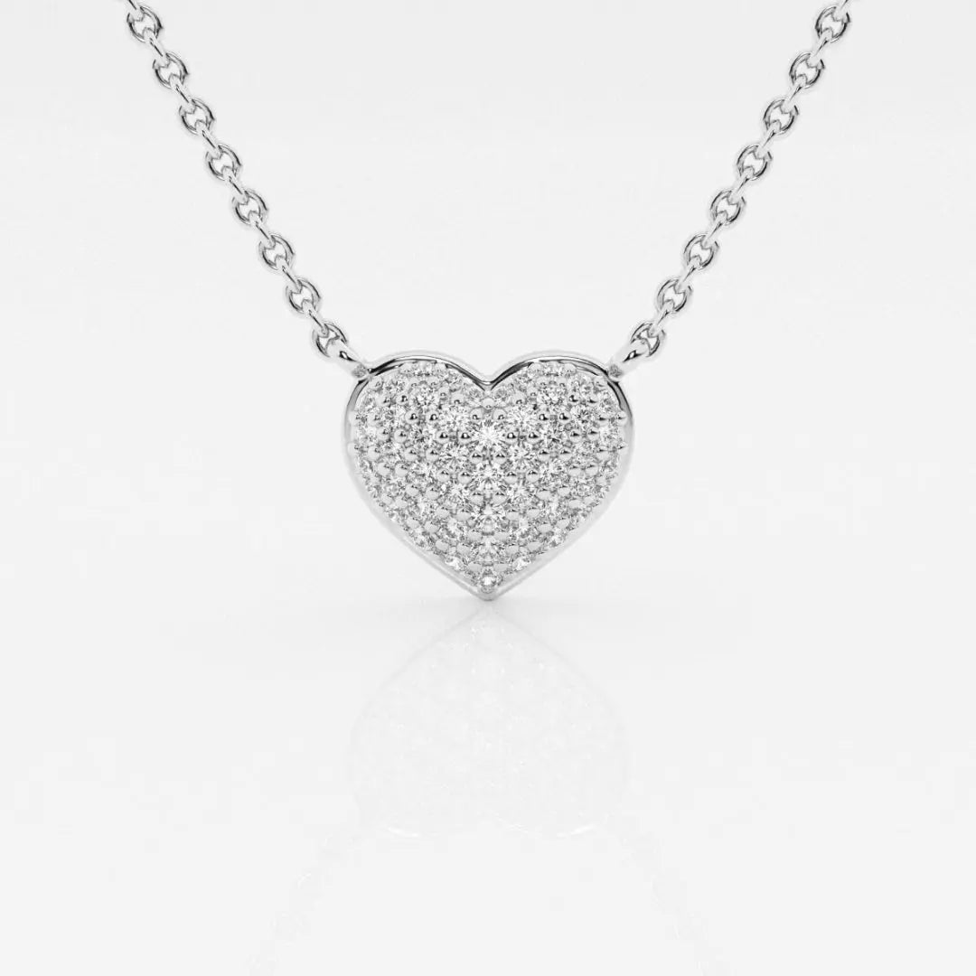 Lab Grown 1.00 CT Round Cut Diamond Celtic Necklace Jewel Carts