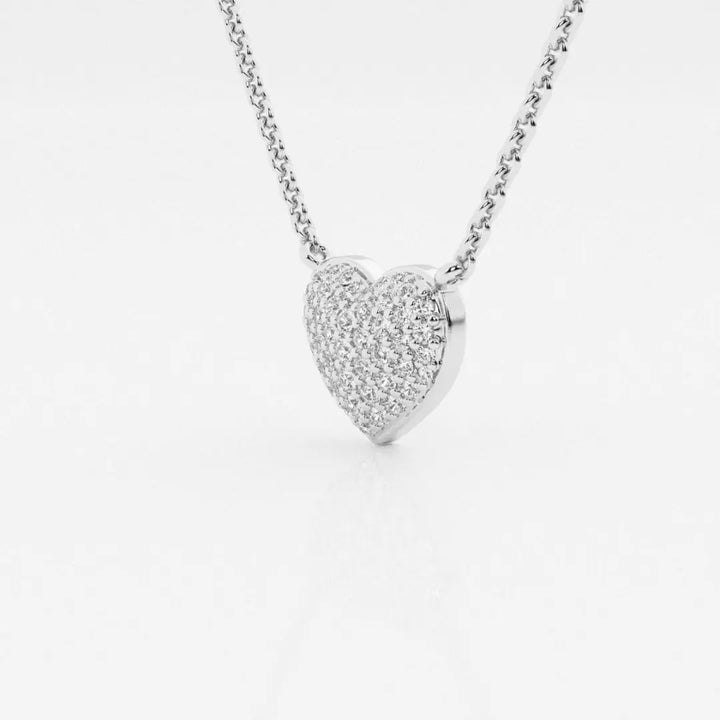 Lab Grown 1.00 CT Round Cut Diamond Celtic Necklace Jewel Carts