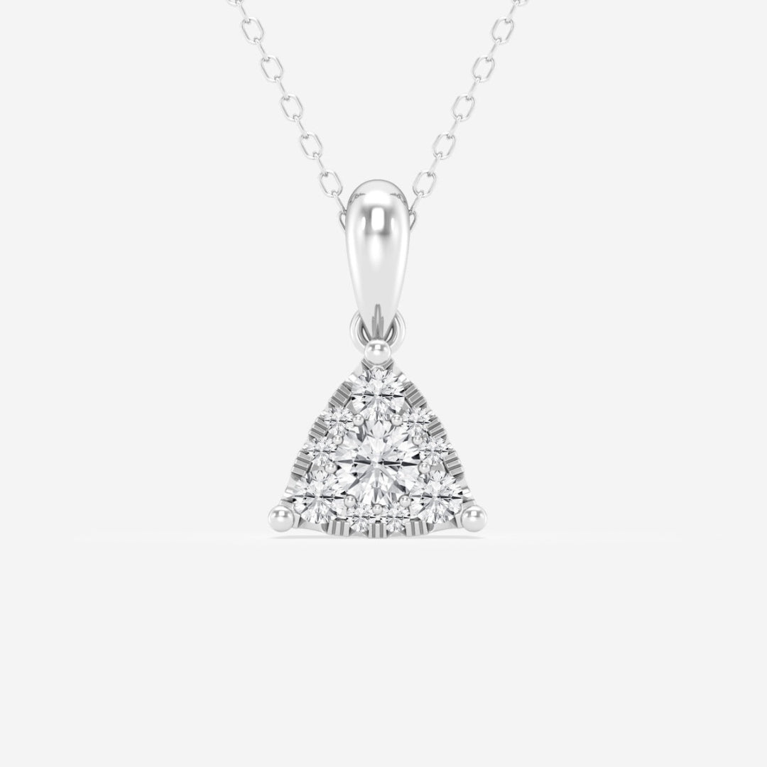 Lab Grown 1.72 CT Round Cut Diamond Celtic Necklace Jewel Carts