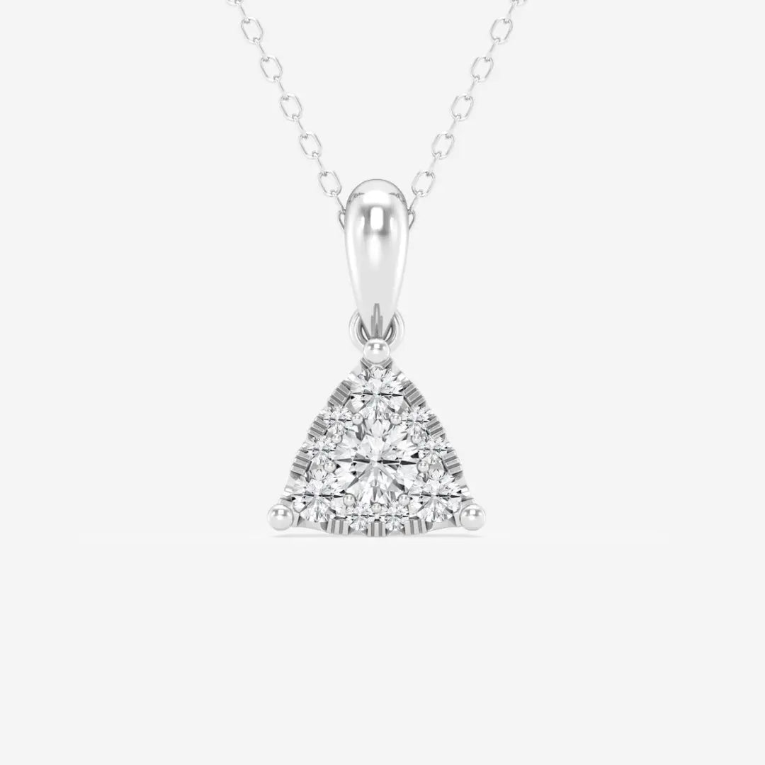 Lab Grown 1.72 CT Round Cut Diamond Celtic Necklace Jewel Carts