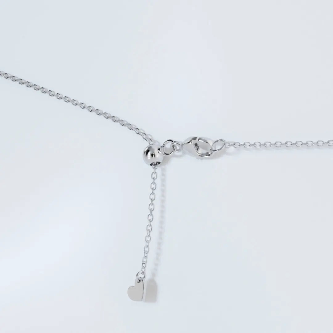 Lab Grown 2.00 CT Cushion Cut Diamond Mid-Century Necklace Jewel Carts