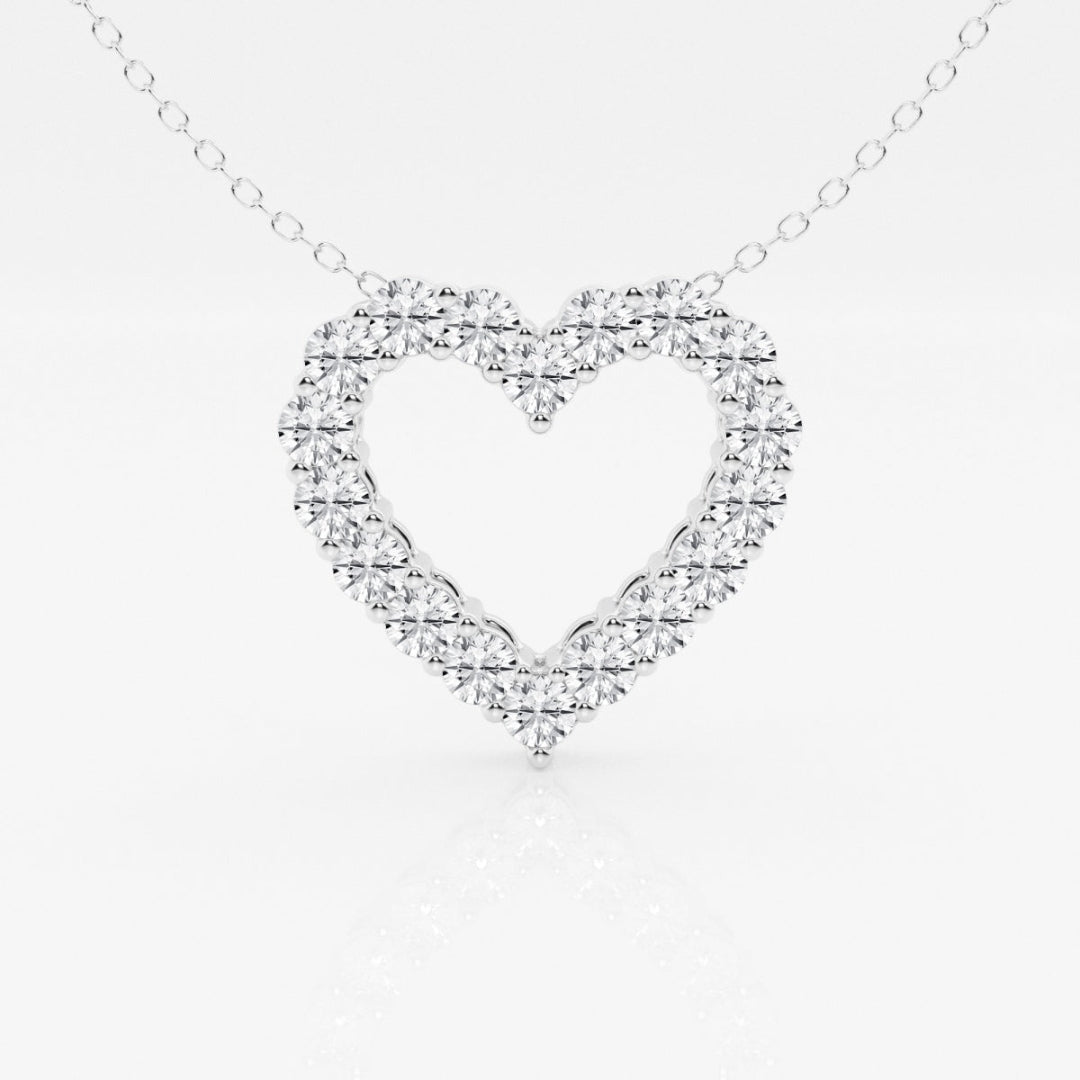 Lab Grown 1.25 CT Round Cut Diamond Celtic Necklace Jewel Carts