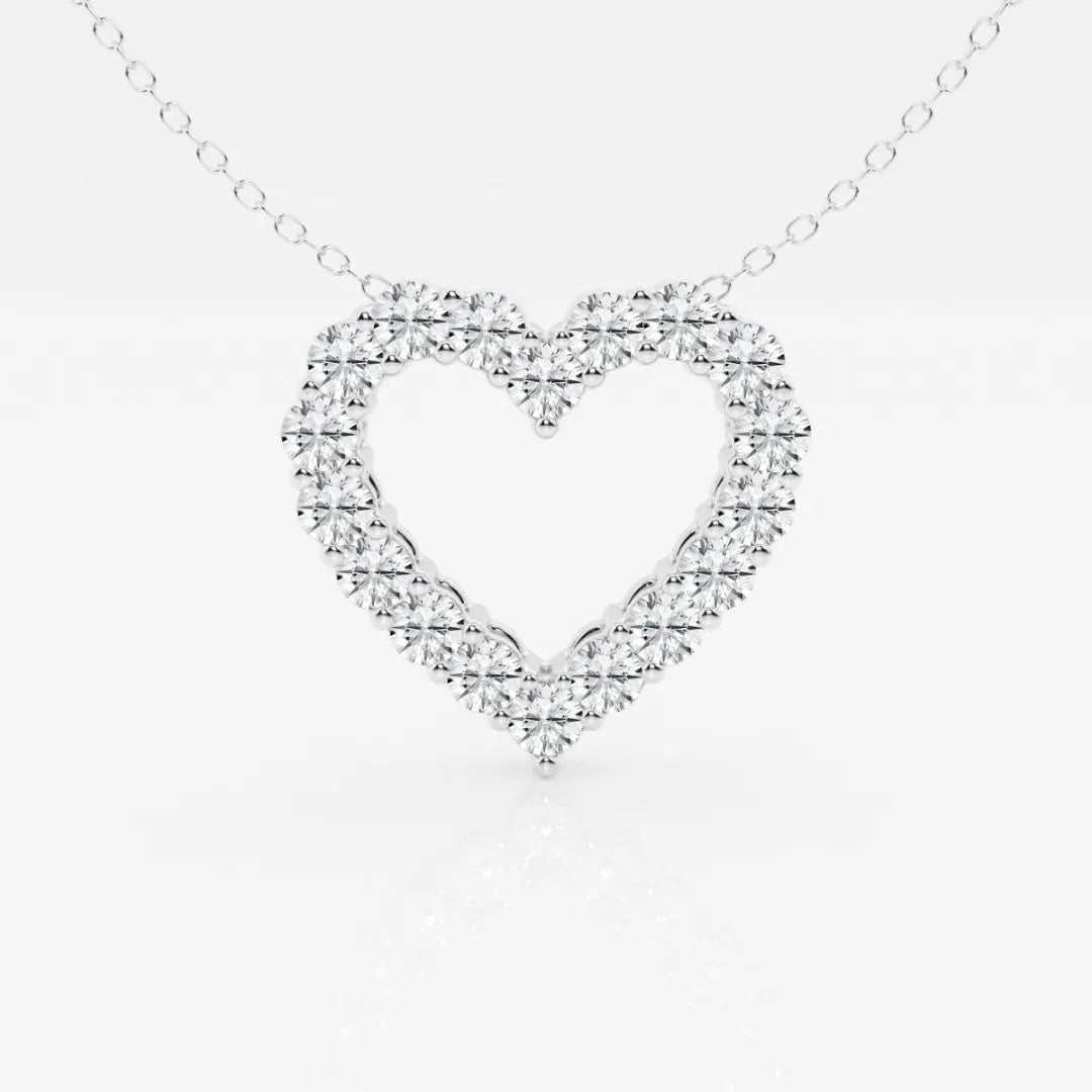 Lab Grown 1.25 CT Round Cut Diamond Celtic Necklace Jewel Carts