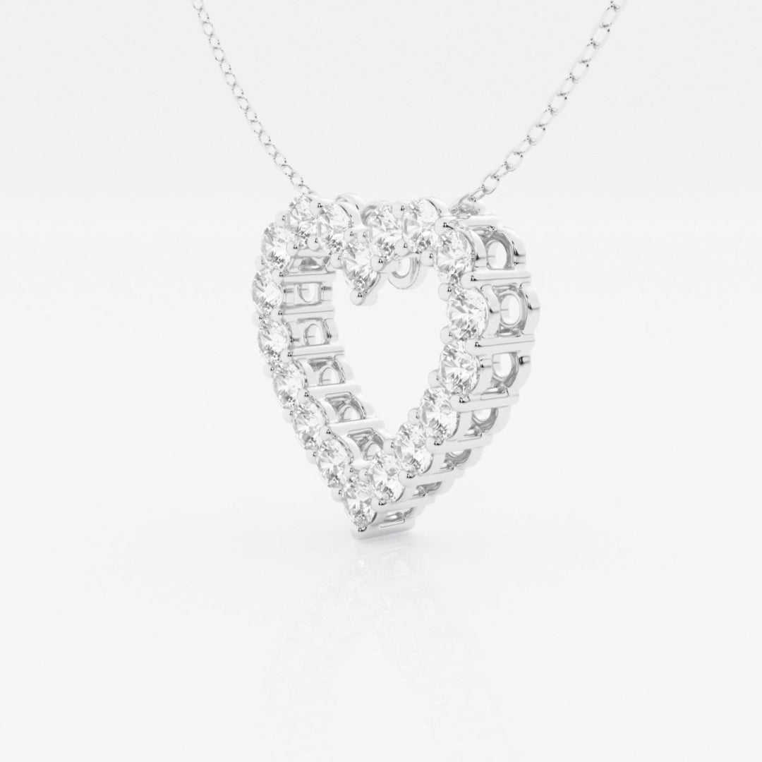 Lab Grown 1.25 CT Round Cut Diamond Celtic Necklace Jewel Carts