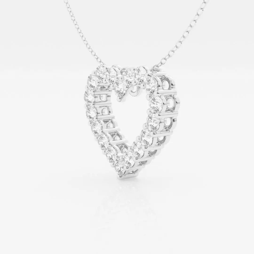 Lab Grown 1.25 CT Round Cut Diamond Celtic Necklace Jewel Carts