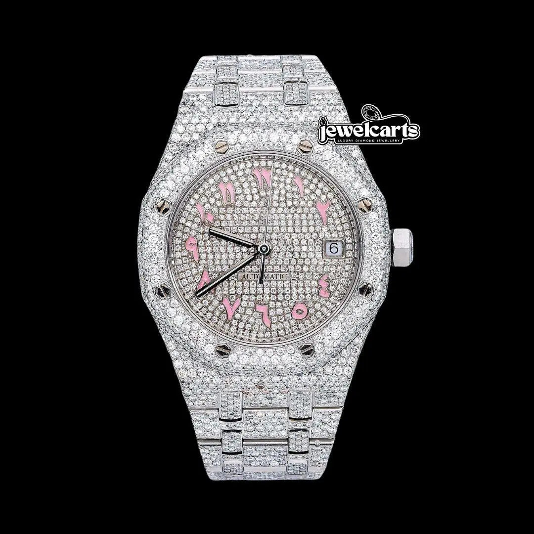 Moissanite AP Style Watch Front View