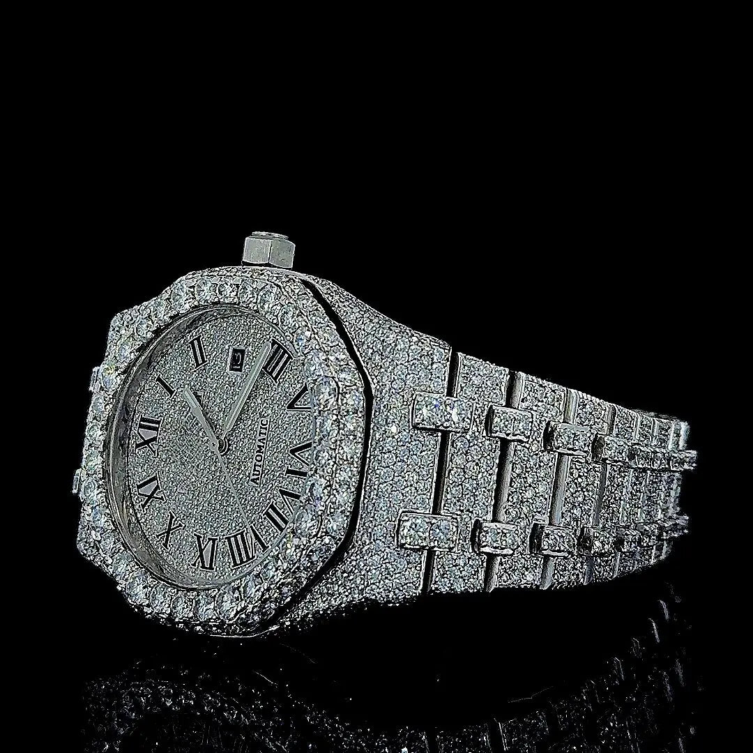 Moissanite AP Watch Left Profile View
