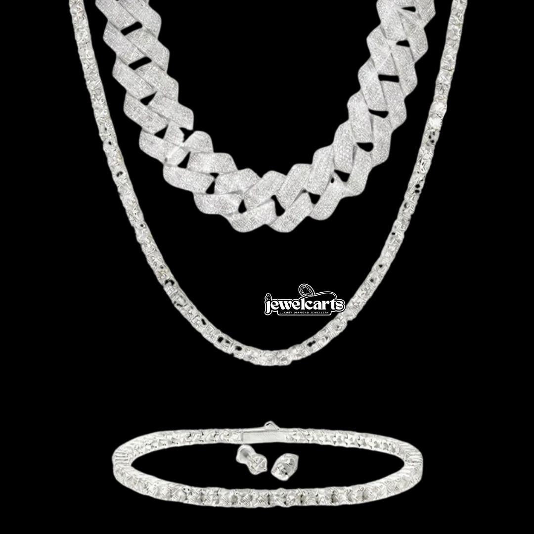 Moissanite Essentials Jewelry Bundle Full Set Front View