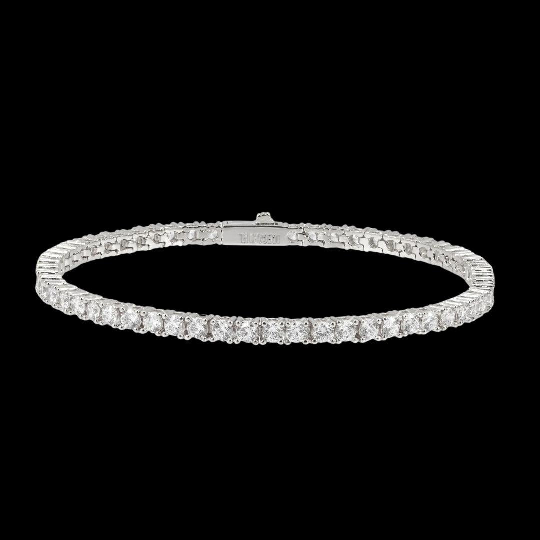 Moissanite Essentials Jewelry Bundle Tennis Bracelet Front View
