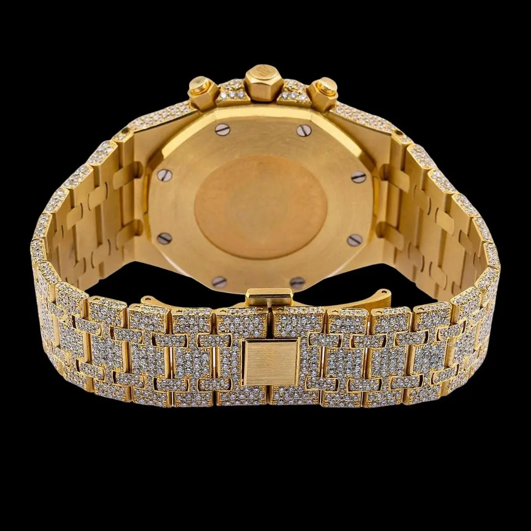 Royal Oak AP Moissanite Watch Caseback View