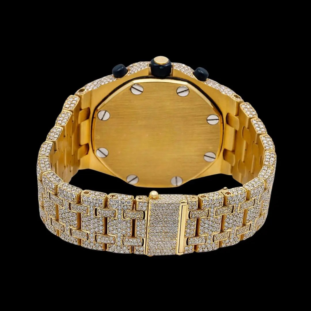 VVS Clarity Moissanite AP Watch Caseback View