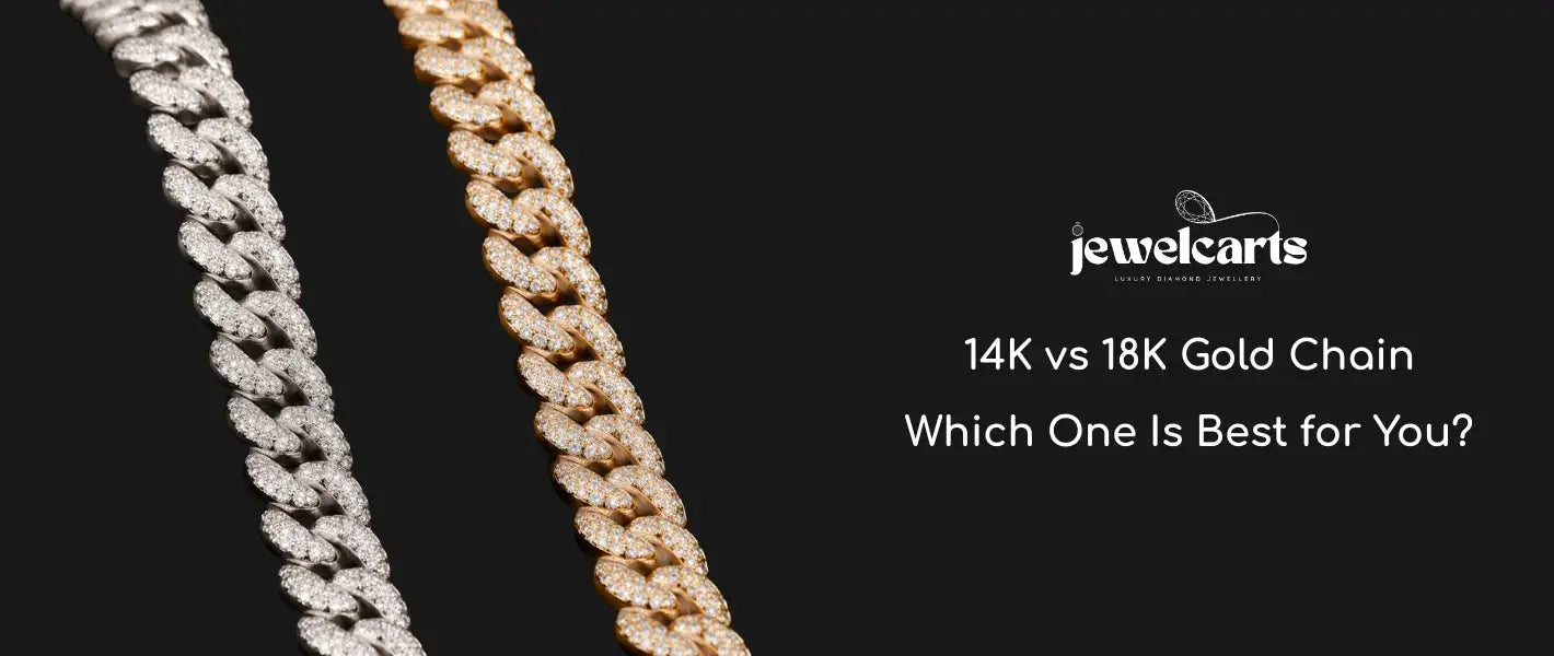 Compare 14K and 18K gold chains on purity, color, durability, price, and resale value to find the right karat for your next gold chain purchase.