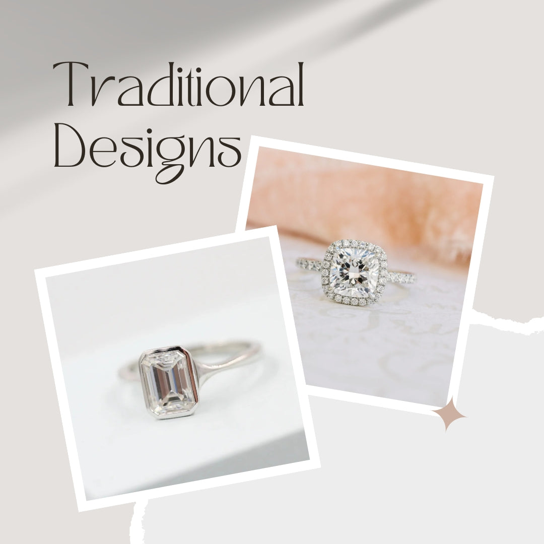 Seamless vs. Traditional: The Differences in Engagement Ring Designs