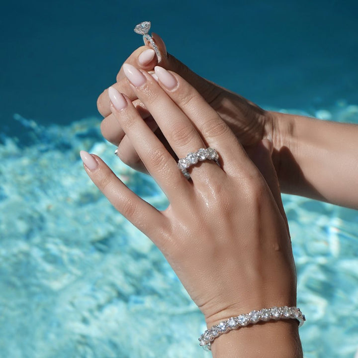 Can I Wear My Engagement Ring in the Pool: Risks and Precautions