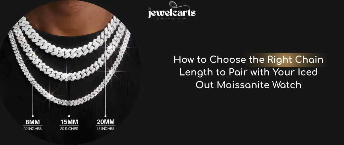 How to Choose the Right Chain Length to Pair with Your Iced Out Moissanite Watch