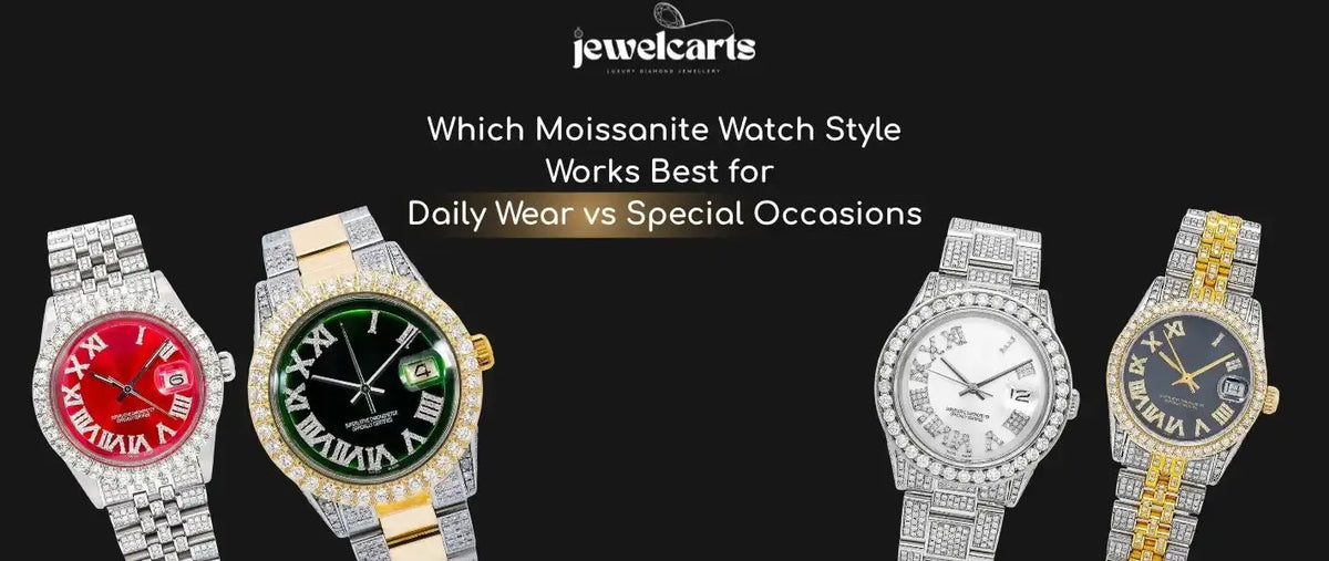 Which Moissanite Watch Style Works Best for Daily Wear vs Special Occasions