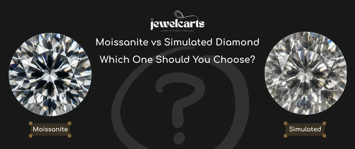 Comparing moissanite vs simulated diamond? Explore sparkle, durability, price & more to find the best diamond alternative for your jewelry.