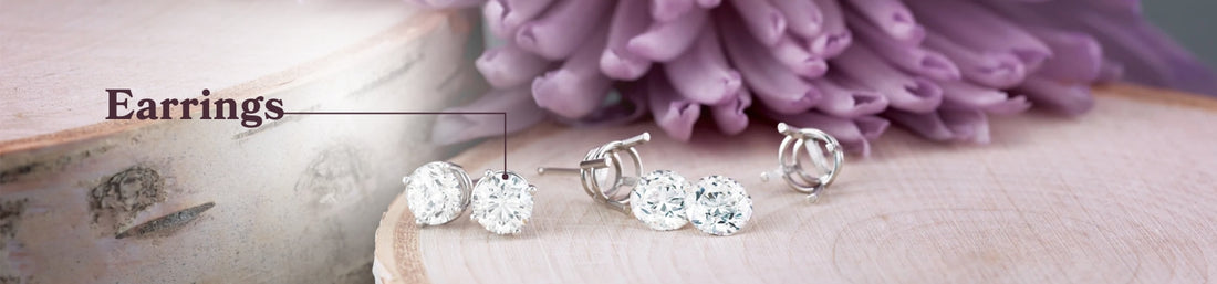 Moissanite Diamond Earring