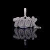 100K Hip Hop Moissanite Statement Pendant in 925 Sterling Silver