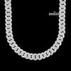 10MM Moissanite Miami Cuban Link Chain 14K Gold