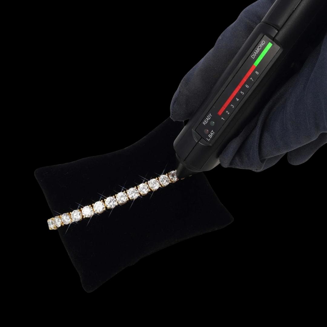 5MM Moissanite Tennis Chain and Bracelet Set